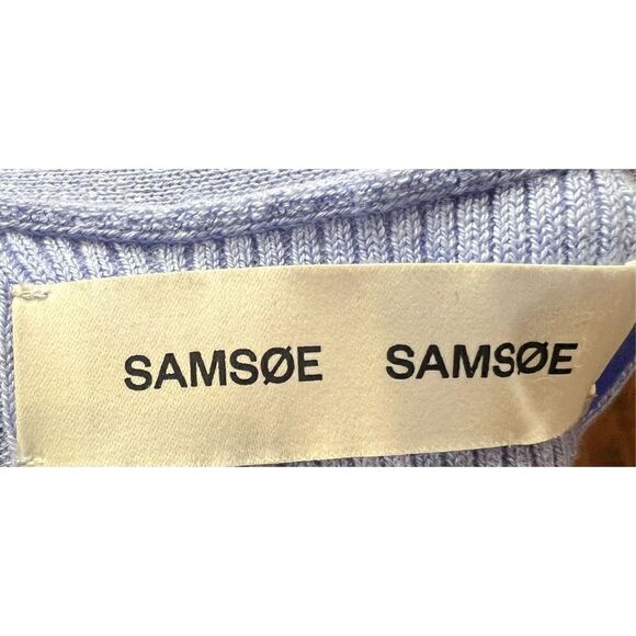 Samsoe Samsoe Ribbed Everly Dress in Serenity NWT Size Medium - Picture 6 of 9